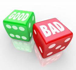 good bad dice canstockphoto9654181 250x320